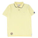 【サマーセール対象商品】PROJECT E POLO SHIRT プロジェクトイー ポロシャツ 半袖 メンズ イエロー M サイズ オンライン