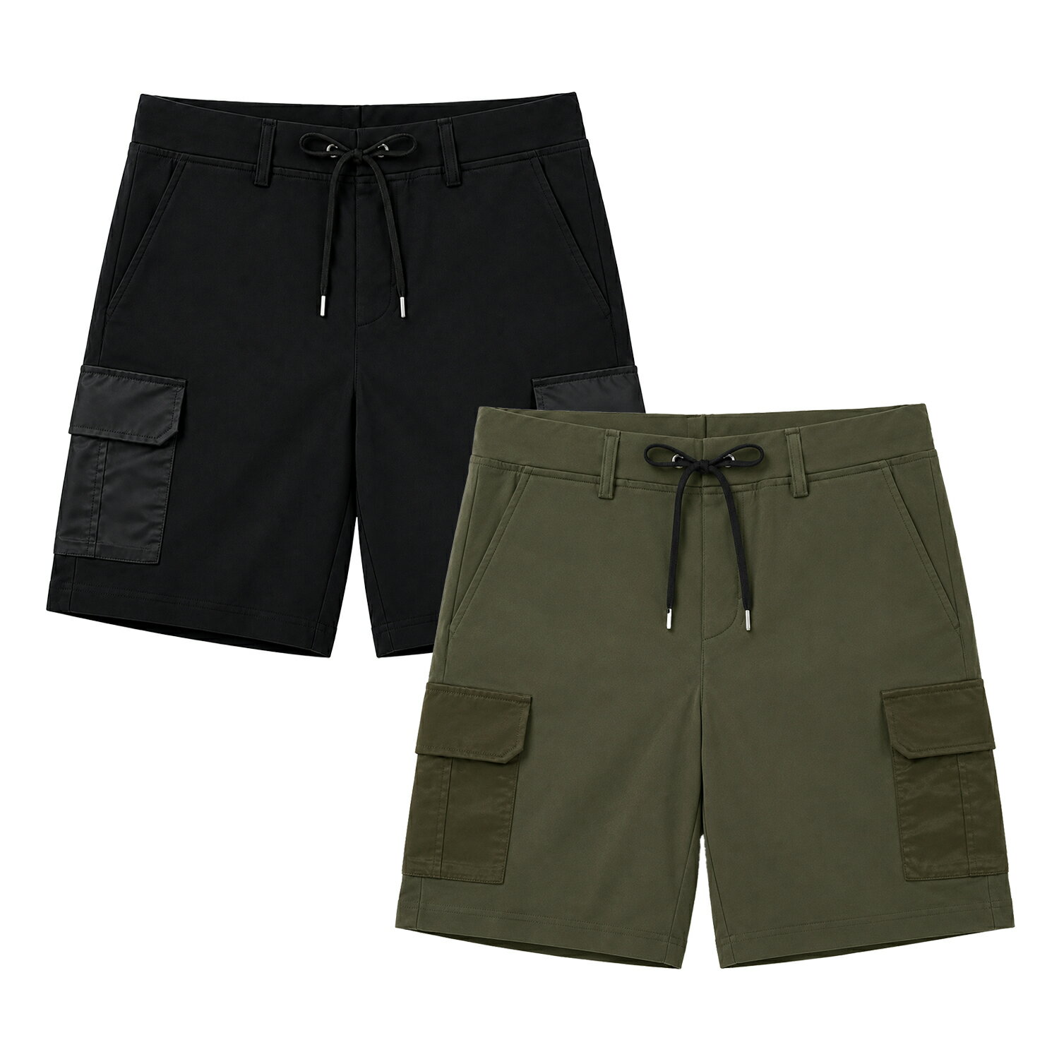  RESOUND CLOTHING DARRELL CARGO SHORTS リサウンドクロージング ダレル カーゴ ショーツ 半ズボン 半パン イケおじ 大人 カジュアル ストリート メンズ カーキ ブラック 2 3 4 サイズ オンライン