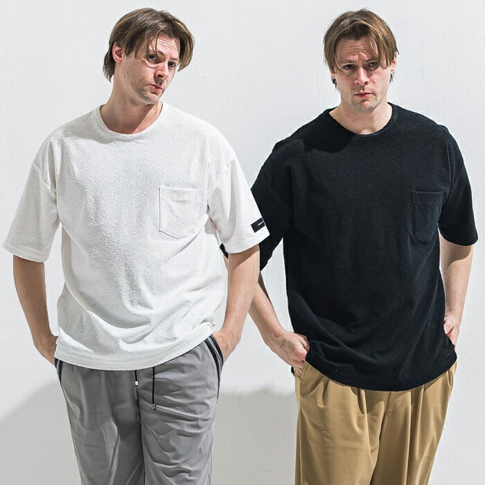 Rakuten - 【最短即日発送】 RESOUND CLOTHING PILE OVER TEE リサウンドクロージング ピレ オーバー Tシャツ 半袖 カットソー 大人 カジュアル イケおじ ストリート メンズ ホワイト ブラック 1 2 3 サイズ オンライン