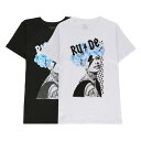 【サマーセール対象商品】RUDE T-SHIRT ルード Tシャツ 半袖 カットソー イタリア ロック AC/DC パロディ メンズ ブラック ホワイト S M サイズ オンライン