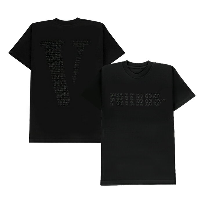 VLONE FRENDS T-SHIRTS ヴィーロン フレンド 友達 Tシャツ メンズ ストリート ファッション ブラック 702vlfriends