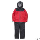 シマノ ウェア 3レイヤー レインスーツ レッド M RA-047X