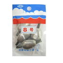第一精工 ゴム管入 ブッコミおもり 8号【ゆうパケット】