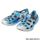 シマノ サンダル EVAIR マリンフィッシングシューズ 25.0cm ブルーカモ×ホワイト FS-091I
