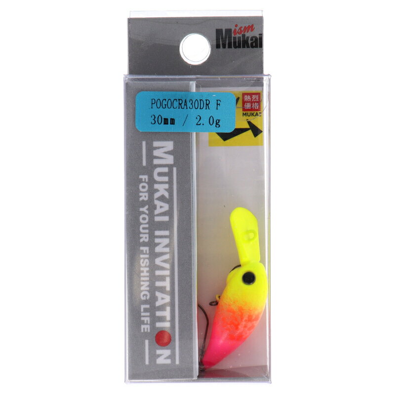 ムカイフィッシング ルアー ポゴクラ 30DR F タレントG【ゆうパケット】