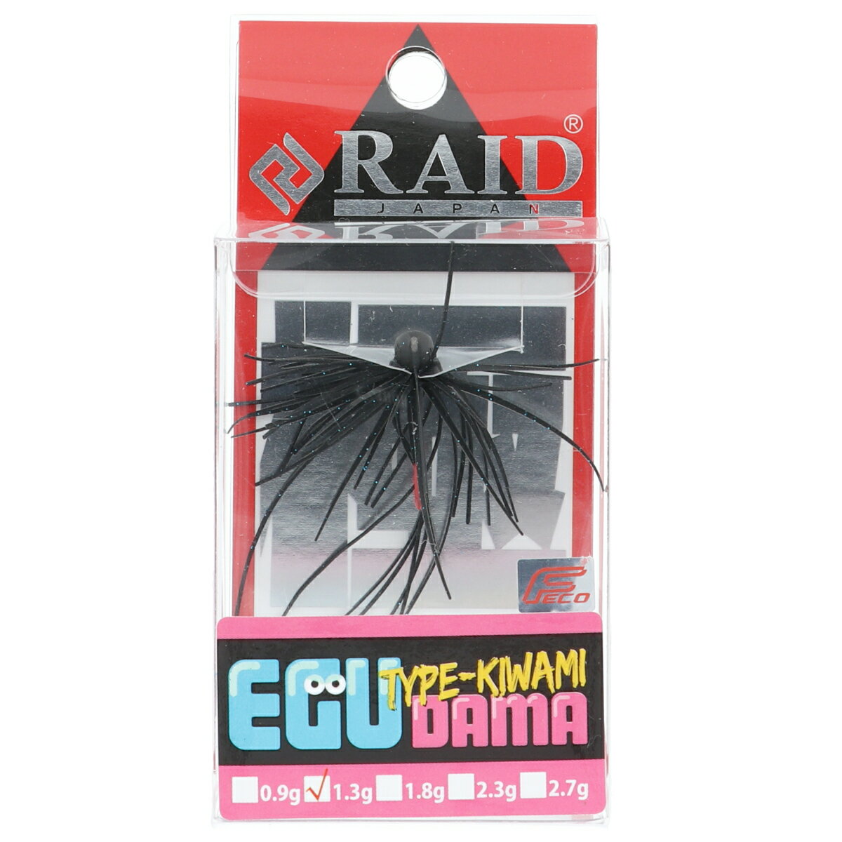 レイドジャパン ラバージグ EGU-DAMA Type-KIWAMI 1.3g 002.ブラック/ブルーFLK.
