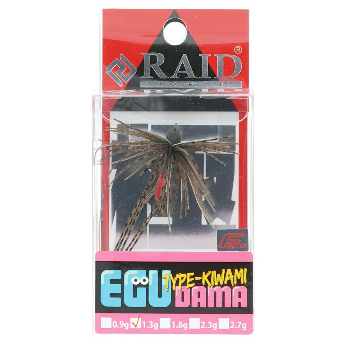 レイドジャパン ラバージグ EGU-DAMA Type-KIWAMI 1.3g 003.ダークシナモン/ブルーFLK.