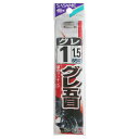 ささめ針 糸付 グレ GA106 針1号-ハリス1.5号 白【ゆうパケット】