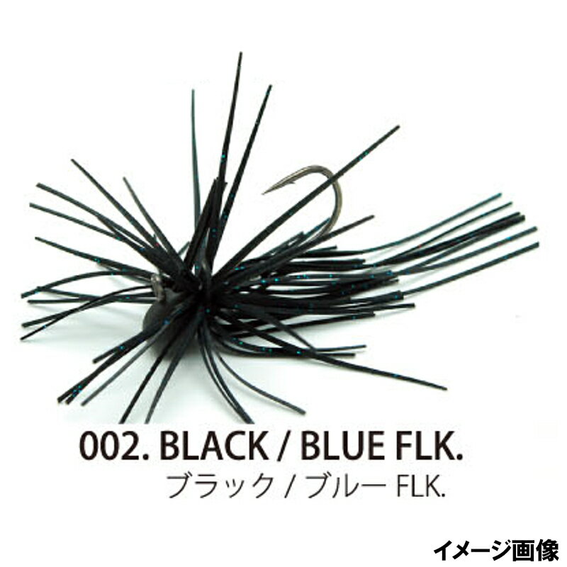  レイドジャパン ラバージグ EGU DAMA Type-LEVEL ヘビーウェイトモデル 5.5g 002.ブラック/ブルーFLK