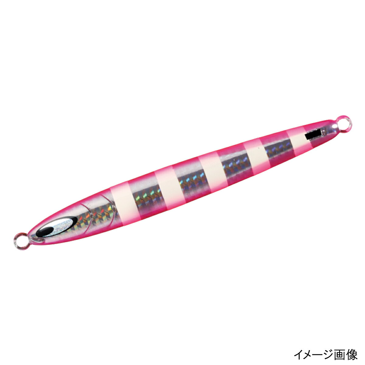 ダイワ ジグ 鏡牙ジグ セミロング 100g パラレルホロシャドーピンクゼブラ