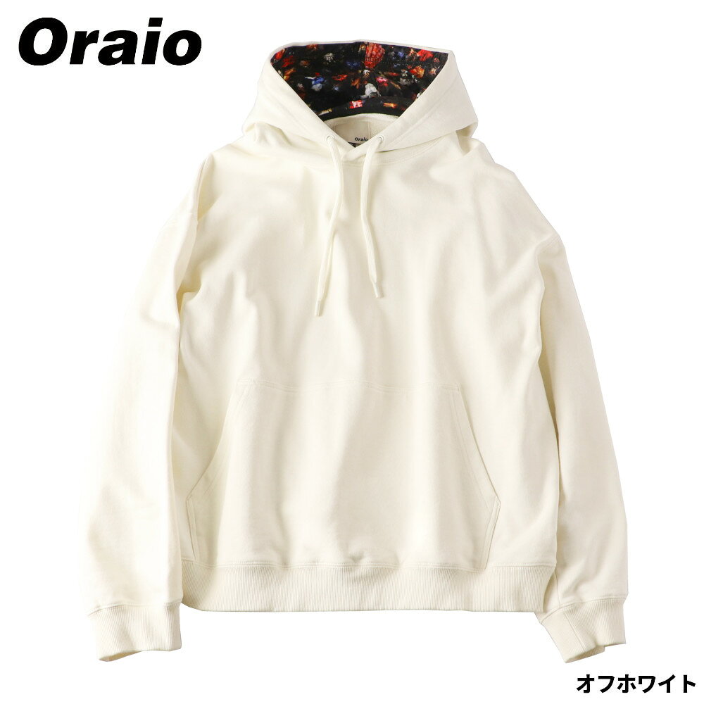 【現品限り】 ウェア Oraio(オライオ) プルオーバーパーカー M オフホワイト