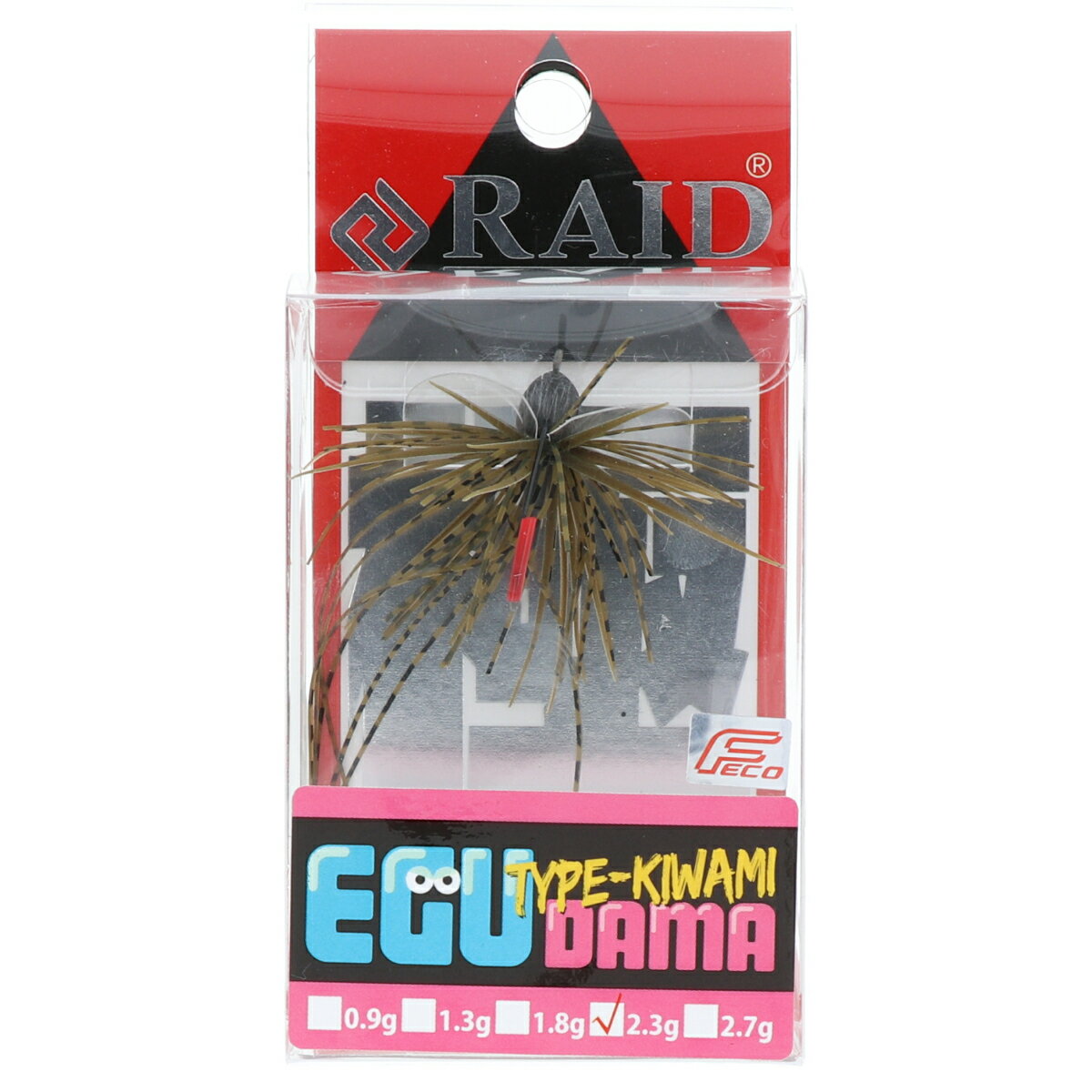 レイドジャパン ラバージグ EGU-DAMA Type-KIWAMI 2.3g 001.グリーンパンプキンシード