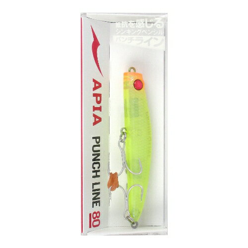 アピア ルアー パンチライン 80 #18 スケルトンチャート【ゆうパケット】