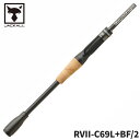 ジャッカル バスロッド リボルテージ ツーピースモデル2 RVII-C69L+BF/2 バスロッド【同梱不可】