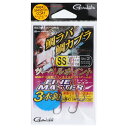 がまかつ 糸付サーベルポイント ファインマスター(3本鈎) 60126 SS【ゆうパケット】
