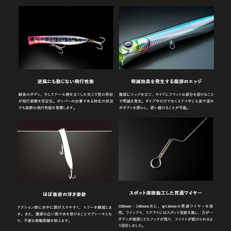 シアン ポッパー ロア 240F スケールイワシ の商品画像2枚目