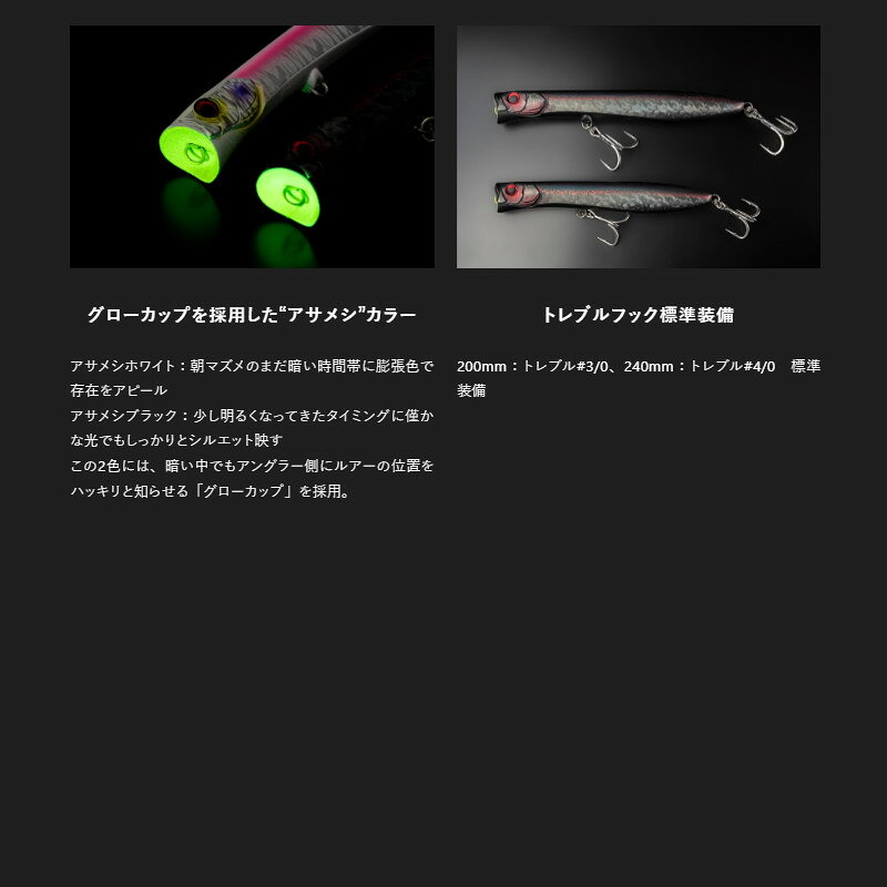 シアン ポッパー ロア 240F スケールイワシ の商品画像3枚目