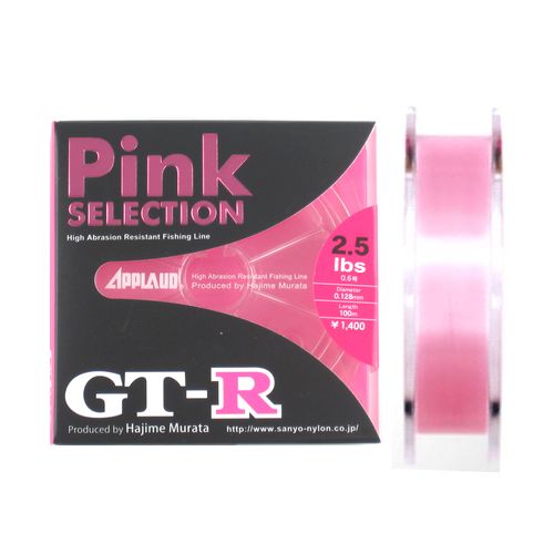 ●掲載商品は複数サイトおよび実店舗で併売しています。ご注文タイミングにより欠品し、お取り寄せにお時間を頂く場合やお手配が出来ずにやむを得ずキャンセルさせて頂く場合がございます。●商品画像は代表画像です。仕様変更により商品スペックやパッケージなど変更となる場合がございます。仕様変更に伴う返品、商品交換の際の往復送料はお客様ご負担となります。●店舗都合・お客様都合に依らずご注文内容の修正やキャンセルを行った際に在庫なしとなる場合やポイント、クーポンなど各種キャンペーンが適用外となる場合がございます。大変恐縮ながらこのような場合でも補填などは出来かねますのでご了承下さい。ラインが見えないストレスはライントラブルにもつながる。ラインが見えることは魚からも見える疑念につながる。その問題に挑戦したのがピンクのGT-R。ライン自体は半透明だからアングラーからの高視認を保ちつつ、水中では魚に警戒を与えにくい、フィッシングにおいてバランスのいい視認性を確保。視覚で獲る。それがピンクのGT-R。[09RE080111]【特長】●アプロード独自の耐摩耗性加工。●原糸にシリコンを配合。●高結節強度重視のライン設計。カラー:スーパーピンクサイズ:2.5lb号 :0.6号糸巻量:100mスプール素材／巻き方:整列巻きその他特徴1:素材 ナイロン代表対象魚:トラウト（鱒） MST-06-08-01