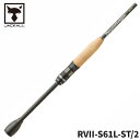 ジャッカル バスロッド リボルテージ ツーピースモデル2 RVII-S61L-ST/2 バスロッド【同梱不可】