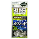 ささめ針 実船アスリートカワハギ 船堤防マルチ 直結3本鈎仕掛 FSM28 針4.5号-ハリス2.5号【ゆうパケット】