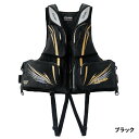 がまかつ ライフジャケット アルテマシールドプロ フローティングベスト L ブラック GM2197