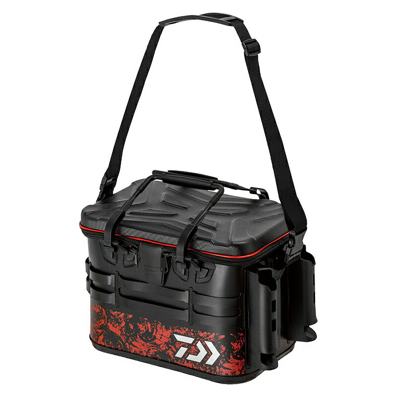 【現品限り】 ダイワ AT タックルバッグ D36(B) ブラック/レッド【同梱不可】