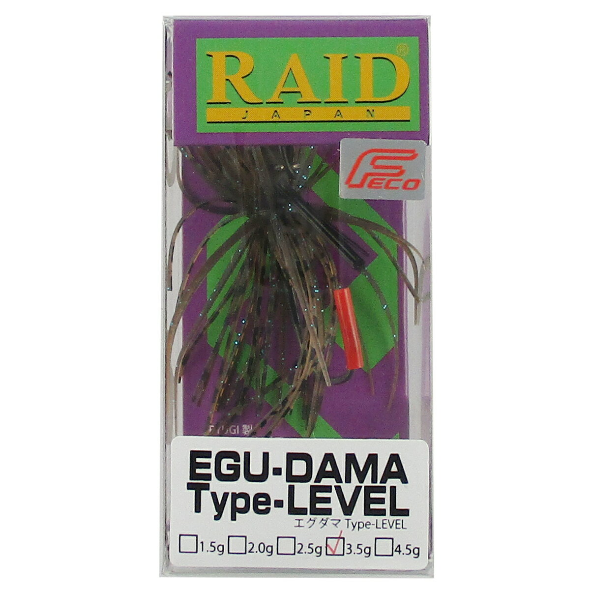 レイドジャパン ラバージグ EGU-DAMA Type-LEVEL 3.5g 003.ダークシナモンブルーFLK.