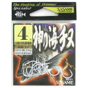 ささめ針 神の海チヌ KN−17 4号 10本入 ホワイト【ゆうパケット】