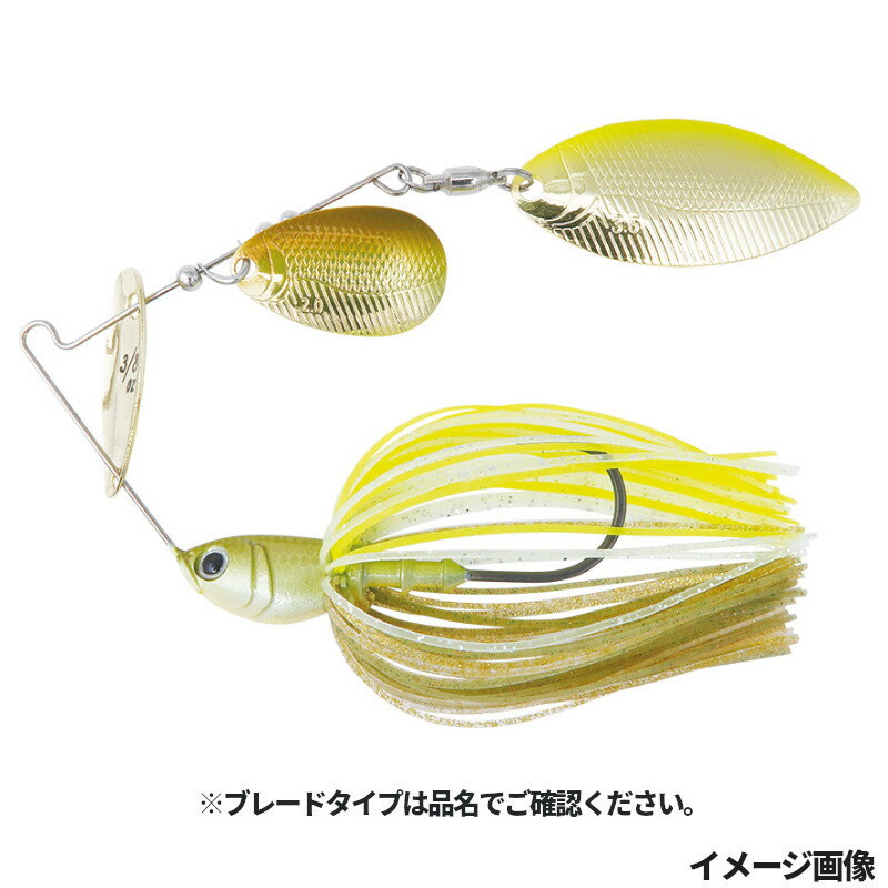 ボトムアップ スピナーベイト ビーブル 3/8oz DW S423 ブライトシャッド【ゆうパケット】