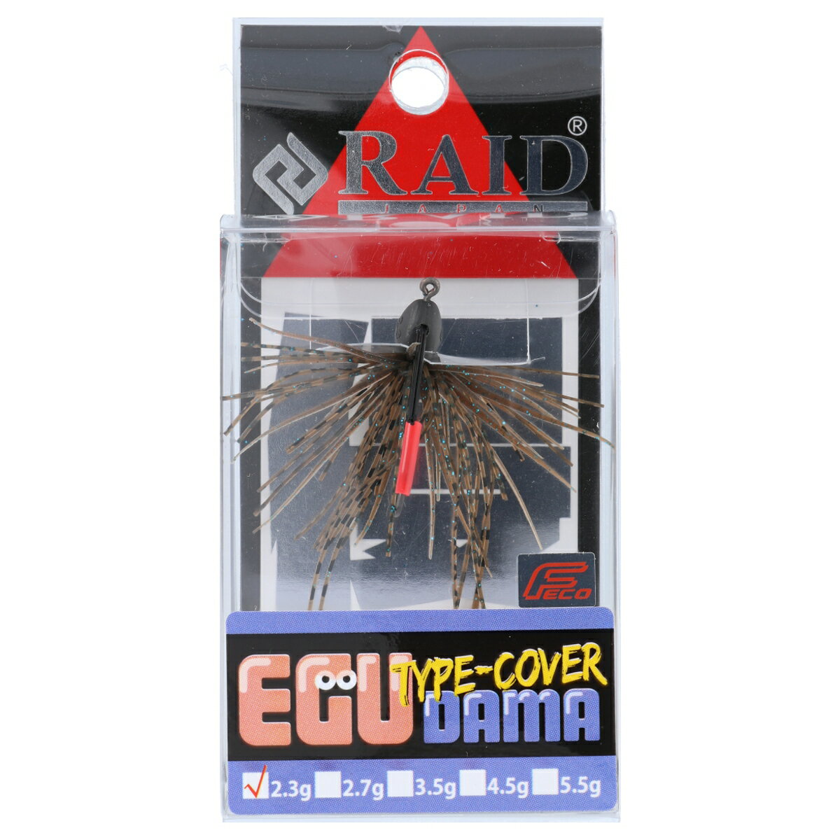 レイドジャパン ラバージグ EGU-DAMA Type-COVER 2.3g 003.ダークシナモン/ブルーFLK.