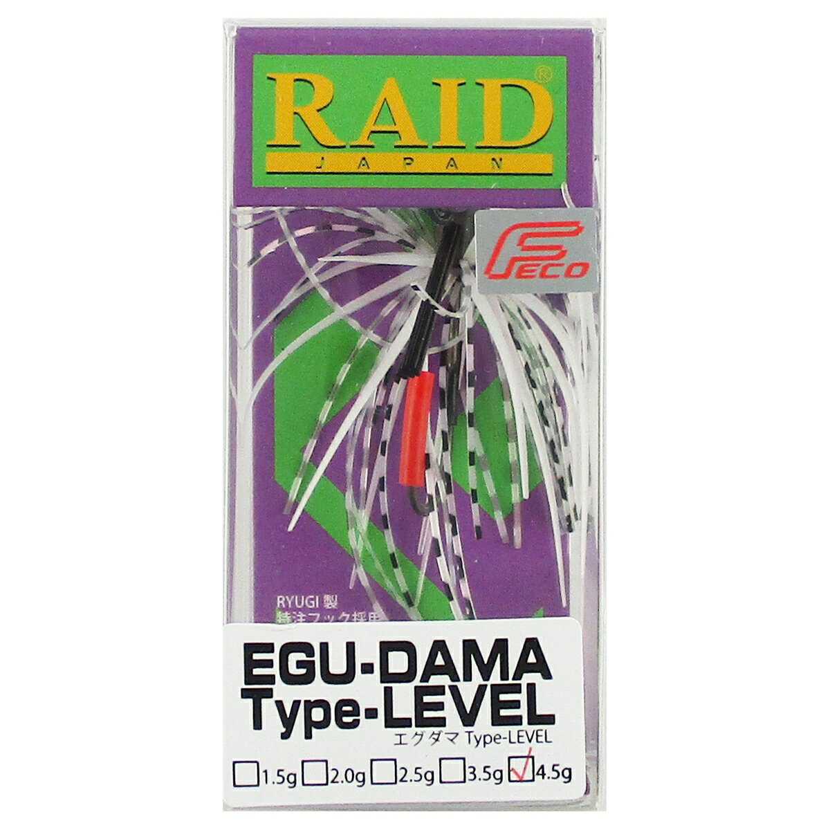 レイドジャパン ラバージグ EGU-DAMA Type-LEVEL 4.5g 008.スモーキーパール