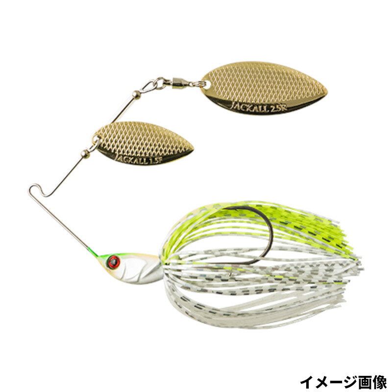 ジャッカル スピナーベイト スーパードーン TG 1/2oz チャートバックホワイト【ゆうパケット】