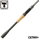 ジャッカル バスロッド リボルテージ RVII-C67MH+【大型商品】※単品注文限定、別商品との同梱不可。ご注文時は自動キャンセル対応。