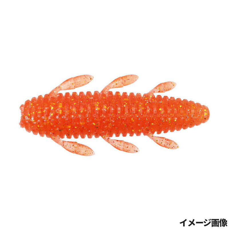 乐天商城 - issei ワーム 海太郎 根魚蟲(ネウオムシ) ヘビーソルト 2.6インチ #065 レッドゴールドフレーク【ゆうパケット】
