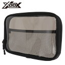 【現品限り】 XOOX クリアポーチ L ブラック