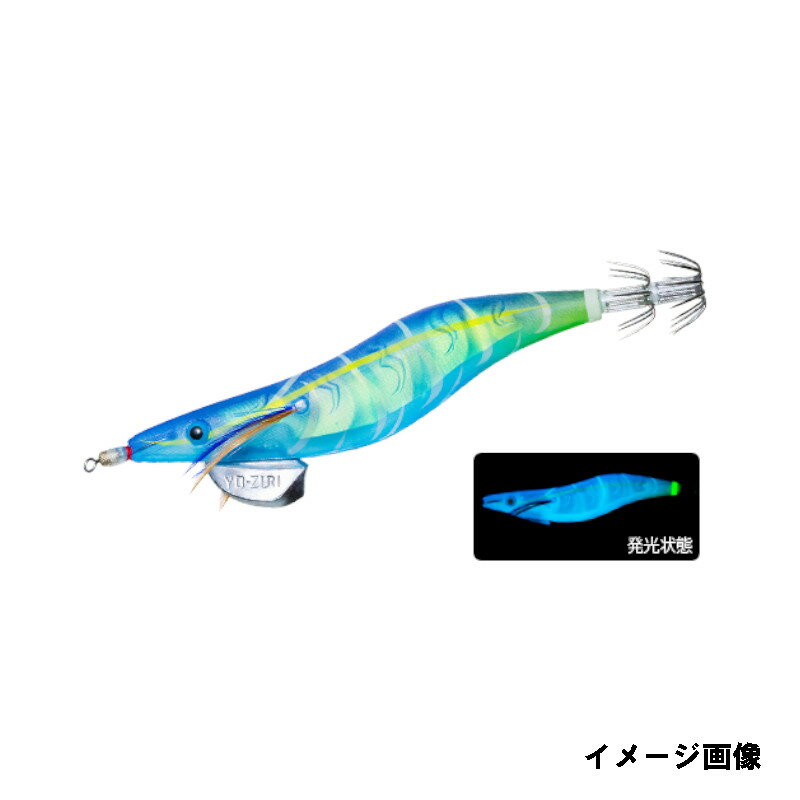 【アウトレット】 デュエル エギ ヨーヅリ アオリーQ 3D 4.0号 5.SBBB スーパーブルー夜光ブルーボイル【ゆうパケット】