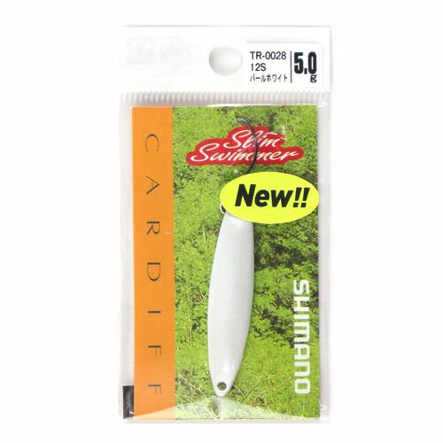シマノ ルアー カーディフ スリムスイマー TR−0028 5g 12S（パールホワイト）