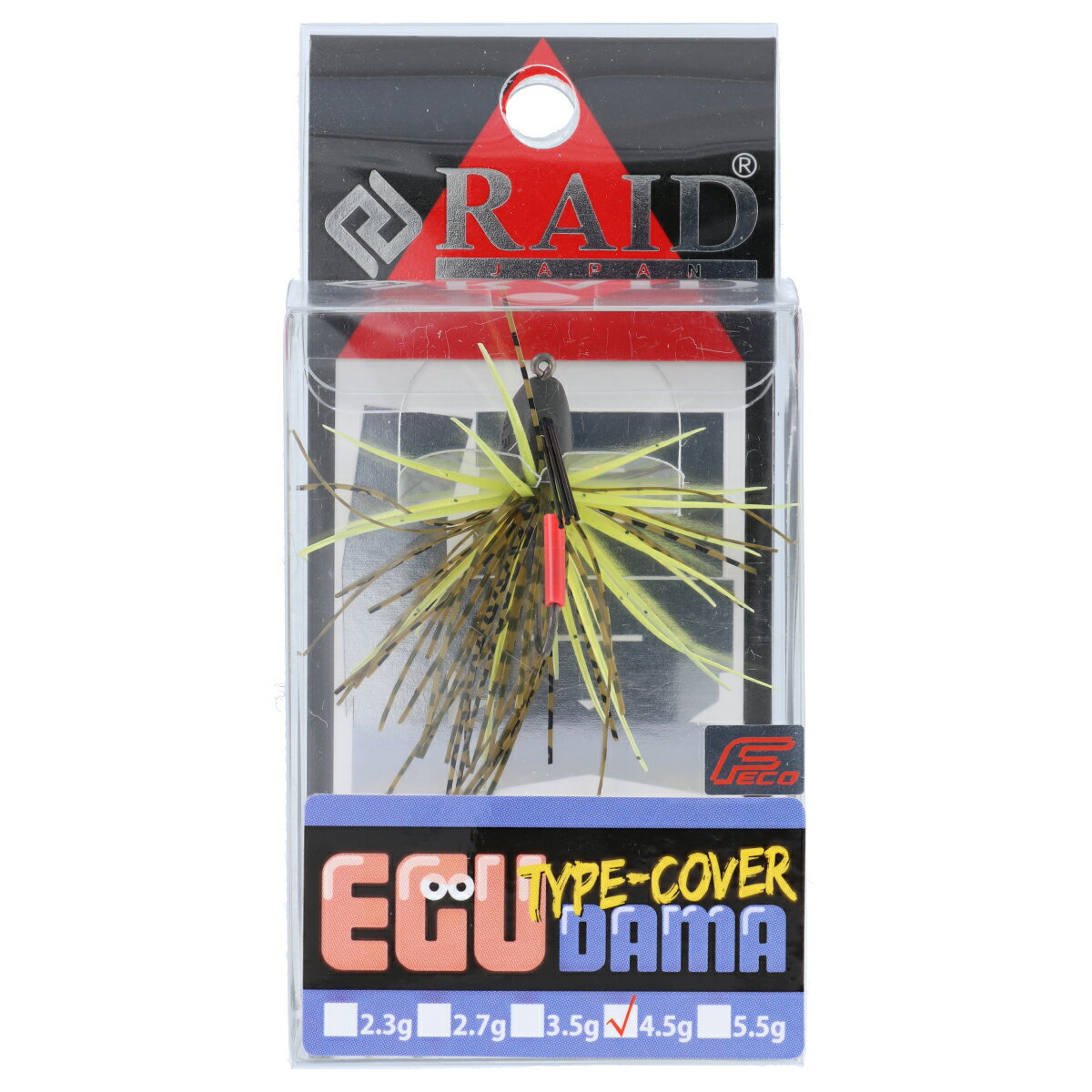 レイドジャパン ラバージグ EGU-DAMA Type-COVER 4.5g 005.グリパン/チャート