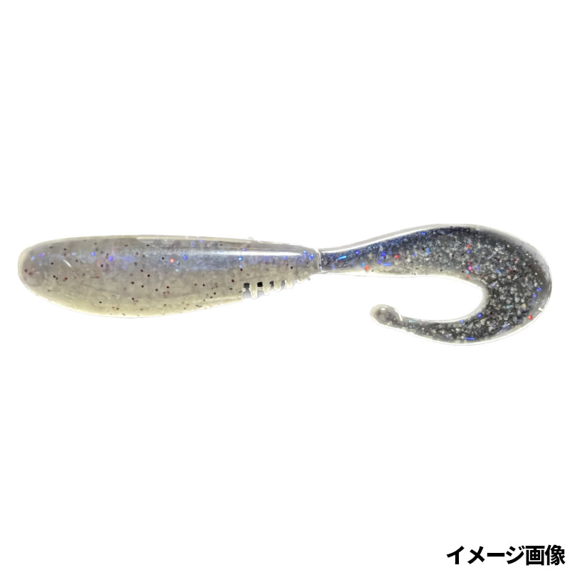 Worm - 【現品限り】 ワーム テール・マッカートニー L 3.8インチ #08 ゴーストホロ【ゆうパケット】