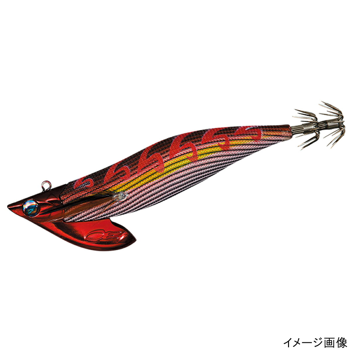 ダイワ エギ エメラルダスボートII RV 3.5号-50 RV-1 赤-縞ブラウン【ゆうパケット】