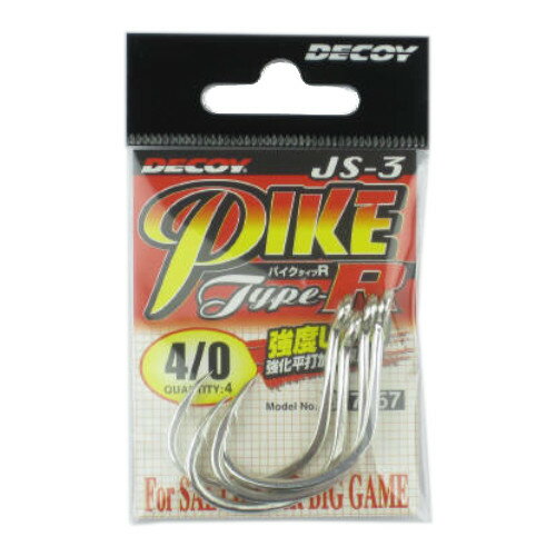 カツイチ デコイ パイク タイプR JS−3 ＃4／0【ゆうパケット】