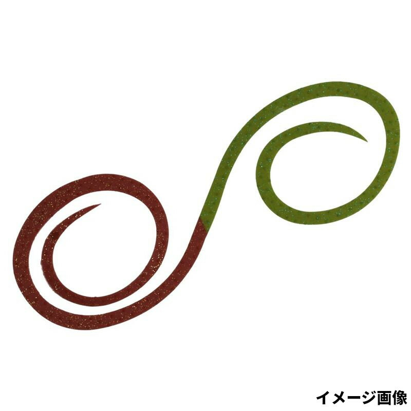 ダイワ 紅牙 シリコンネクタイ 3D やり過ぎツインカーリー チョコラメ+海藻グリーン【ゆうパケット】