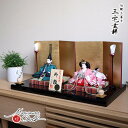 京都・二世 三宅玄祥作 11番 正絹西陣織 瑠璃色 桐竹鳳凰 済美箔屏風 コードレス黒塗燭台 クリアフラワー紅白梅 昼御座(ひのおまし)二畳台 国産黒塗平台 ひ...