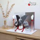 伝統工芸士・平安 晴峰作 10号 シルバー 錫製総金具 増村特別品 燻銀 茜糸縅(赤糸)兜 黒小札 二曲銀済美箔屏風 木製燭台 アイボリー平台 五月人形 5月人...