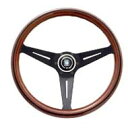 NARDI(ナルディ）ステアリング　CLASSIC（クラシック）ウッド＆ブラックスポークディープコーン N771