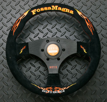 KEY'S RACING（キーズレーシング）Fossa Magna( フォッサマグナ）ステアリング　Flat type(フラットタイプ）