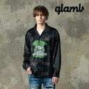 お取り寄せ商品 glamb グラム 長袖シャツ メンズ Eaten Apple Shirt/イートゥンアップルシャツ 春夏商品 アイボリー ネイビー ブラック GB0125/SH04