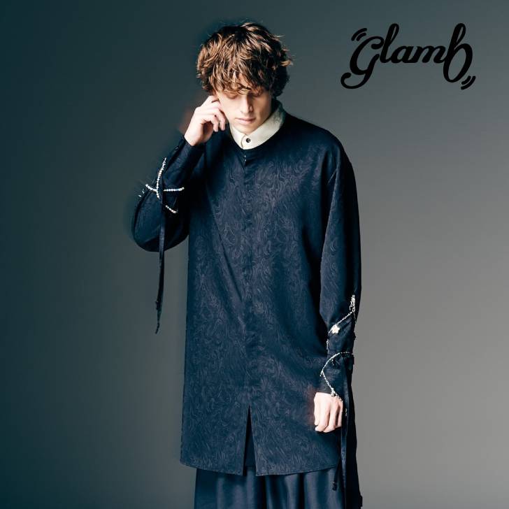 Rakuten - お取り寄せ商品 glamb グラム 長袖シャツ メンズ Blow Long Shirt ブロウロングシャツ 春 ホワイト レッド ブラック GB0126/SH02
