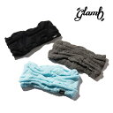 お取り寄せ商品 glamb グラム ヘアバンド メンズ Knit Drape Hair Band/ニットドレープヘアバンド 春夏商品 ブルー チャコール ブラッ...