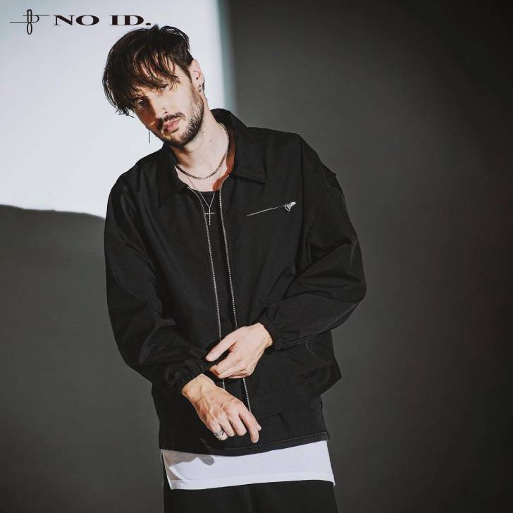 Rakuten - ノーアイディー noid no id NOID． ブルゾン メンズ BIGスイングトップBLZ グレー ブラック PATTERN1 857006-292B メンズ 服 ブランド